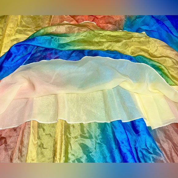 CHICWISH "Sunset" Rainbow Maxi Skirt, NWOT, Size Large (RUNS SMALL) - Picture 9 of 12